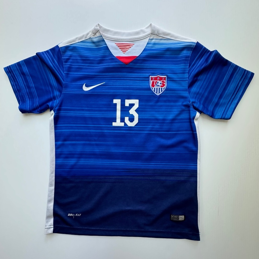 Youth Nike #13 Alex Morgan USWNT 2015 Replica Jersey